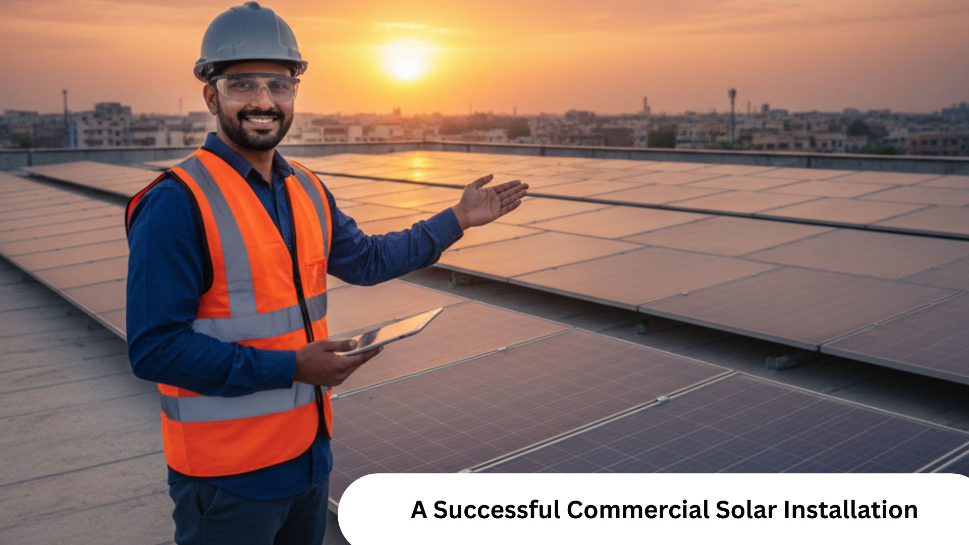 A successful commercial solar installation in Jaipur