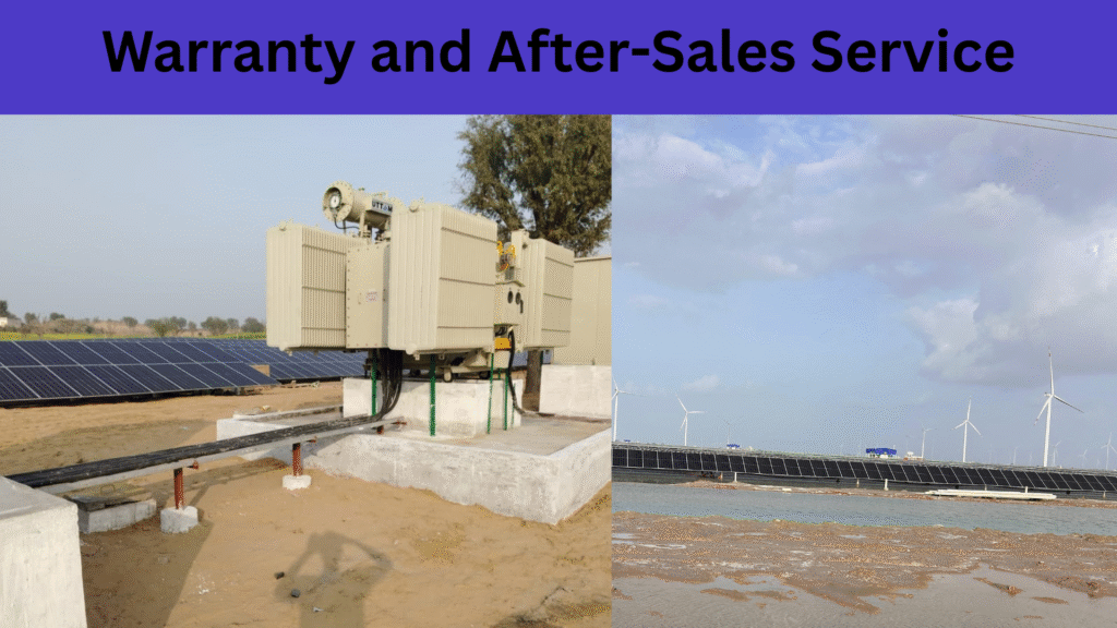 A solar panel technician inspecting a solar panel on a rooftop