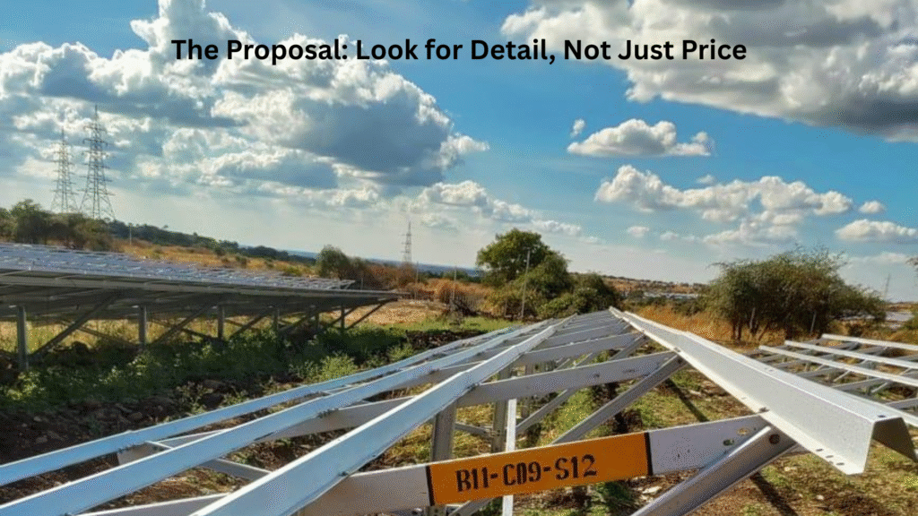 Look for Detail, Not Just Price | residential solar system