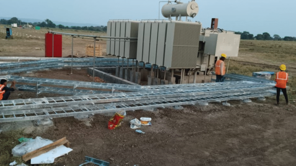 Solar panel installation