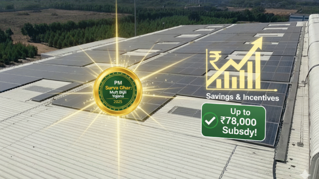 Image showing government subsidies making solar power affordable under the PM Surya Ghar scheme