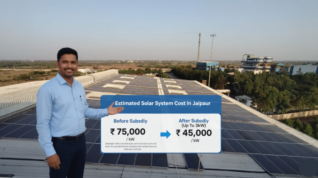 Estimated Solar System Cost in Jaipur