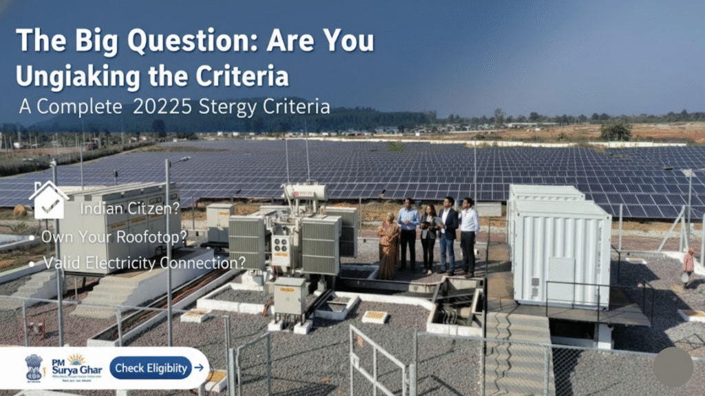 The Big Question: Are You Eligible? Unpacking the Criteria | new solar policy India
