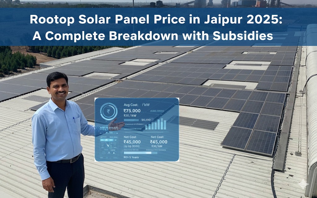 Rooftop Solar Panel Price in Jaipur 2025